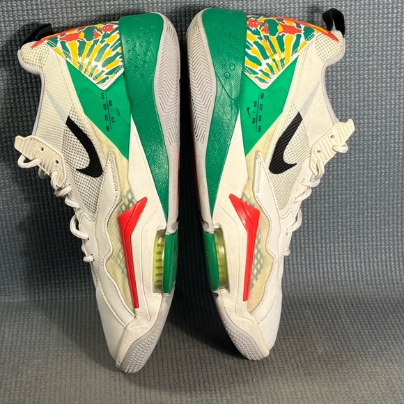 Nike Air Jordan Zoom \'92 \'White‎ Lucky Green Dark Sulfur’ Shoes Men’s Size 11 main image 10